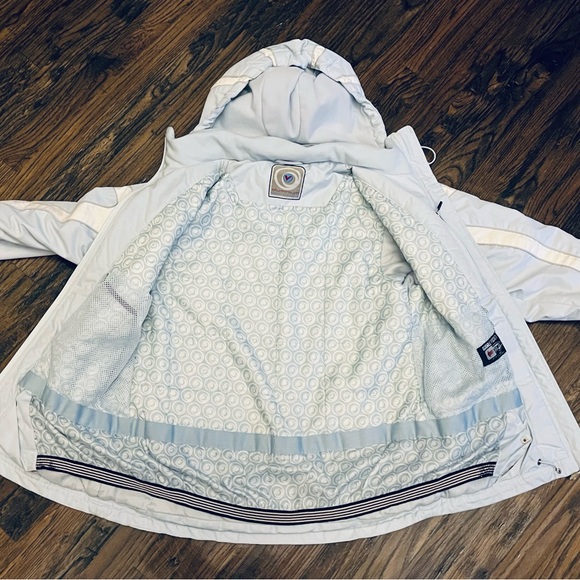 Women’s light blue & white snow jacket - Picture 3 of 7